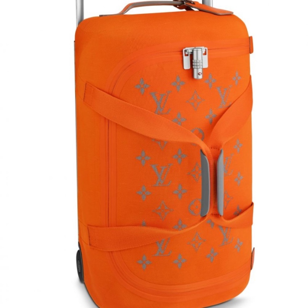 LV suitcase.